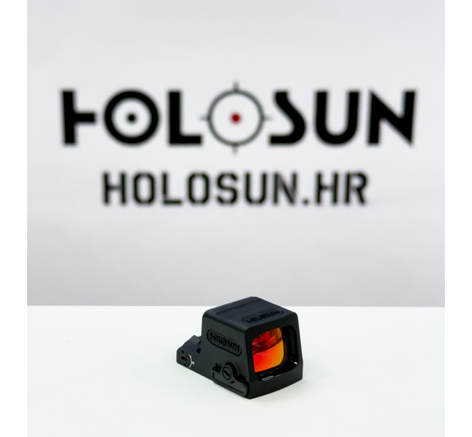 Holosun EPS-CARRY-RD-2 geschlossenes Reflexvisier mit 2 MOA rotem Punkt Shake Awake Holosun K + RMSc Adapter