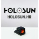 Holosun EPS-Carry-RD-2 Low-Profile 2 MOA Red Dot Shake Awake K seamless + RMSc adapter