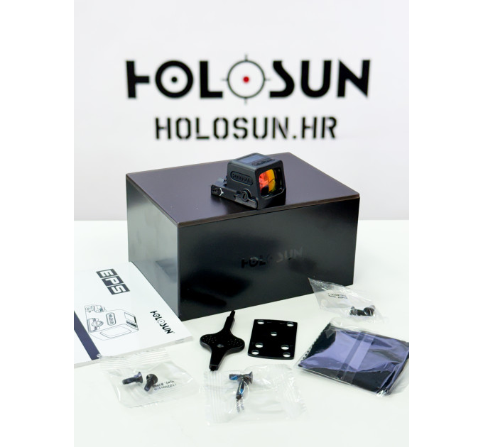 Holosun EPS-CARRY-RD-MRS 2 MOA + 32 MOA – Kompaktes 1x MRS Rotpunkt Visier