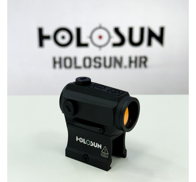 Holosun HE403B-GR Elite Micro Grüner Punkt Visier 2 MOA Super Green LED-Punkt Shake Awake, IP67, Sport‑Schieß‑ und Jagdnutzung