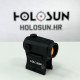 Holosun HE403B-GR zeleni dot ciljnik | 2 MOA Super Green LED, Shake Awake, IP67, Weaver/Picatinny