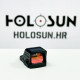 Holosun HE407C-X3-GR Open Reflex Green Dot Sight + Green 2MOA Dot Reticle, Solar Cell, Black, Hunting, Sport Shooting Softair