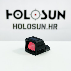 Holosun HE507C-X3-GR-MRS Open Reflex Red Dot Sight + interchangeable 2MOA Dot, 32MOA Circle Reticle Solar Cell, black, Sports Shooting Airsoft