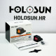 Holosun HE507C-X3-GR-MRS Open Reflex Red Dot Sight + interchangeable 2MOA Dot, 32MOA Circle Reticle Solar Cell, black, Sports Shooting Airsoft