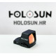 Holosun HE507COMP-GR Reflex sight 2 MOA dot with 8, 20, and 32 MOA green circles