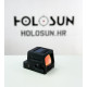Holosun HE509T GR X2 Grüner Punkt Reflexvisier – Titan Gehäuse, 2 MOA/32 MOA MRS, Solar Failsafe