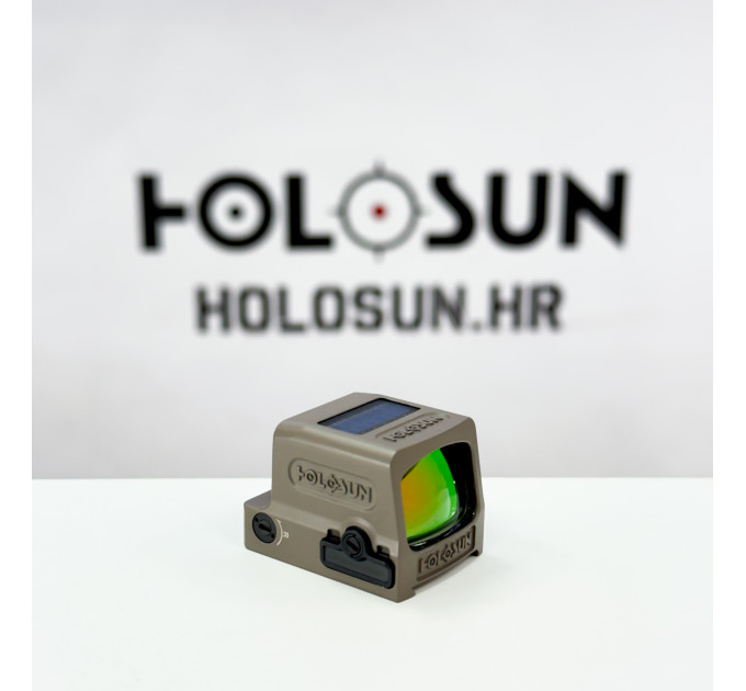 Holosun HE509T-RD-X2-FDE FDE Roter Titan Geschlossener Visier 2 MOA, 32 MOA Kreis Solar Failsafe Auto-Helligkeit und Shake Awake für Jäger oder Sportler