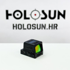 Holosun HE509T-RD-X2 open reflex red dot sight switchable 2MOA dot, 32MOA circle dot reticle, titan