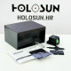 Holosun HE509T-RD-X2 otvoreni refleksni ciljnik s crvenom toćkom 2MOA i krugom 32MOA, titan