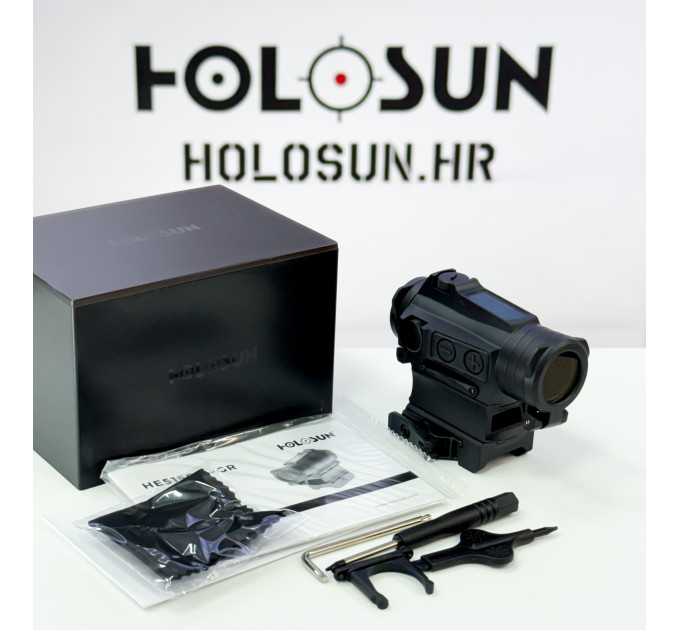 Holosun HE515CM-GR Geschlossenes Grün Reflexvisier MRS 2 MOA Punkt 65 MOA Kreis-Punkt Shake Awake