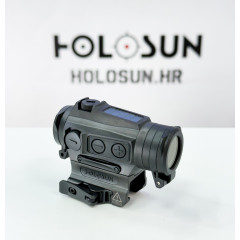 Holosun HE515CT-RD Titanium Elite Enclosed Sight Super Red LED 2 MOA dot or 65 MOA circle-dot tool-free Absolute Co-witness Quick Detach mount