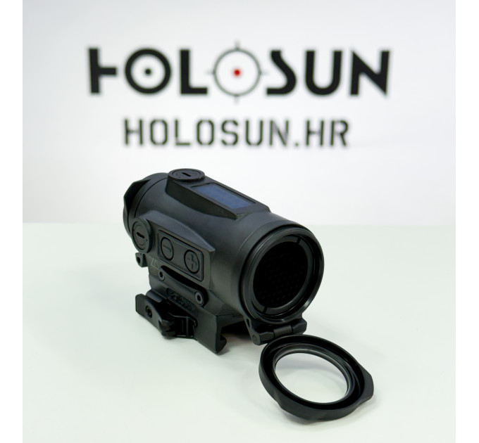 HOLOSUN HE530C-GR Elite Solar Green Circle Dot Sight 2 MOA green dot 2 MOA dot inside a 65 MOA circle Quick‑Detach