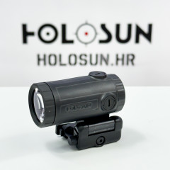 Holosun HM3XT Elite 3× Magnifier BK with Flip‑to‑Side Mount