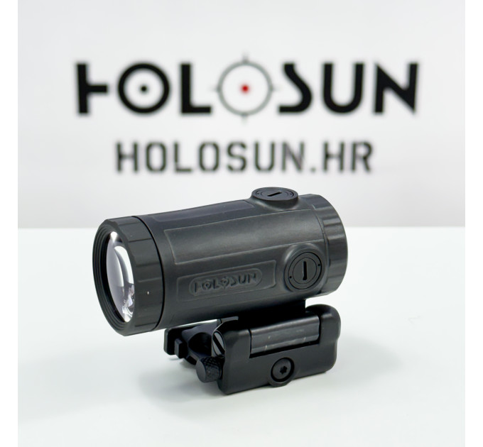 Holosun HM3XT Elite 3× Magnifier BK with Flip‑to‑Side Mount