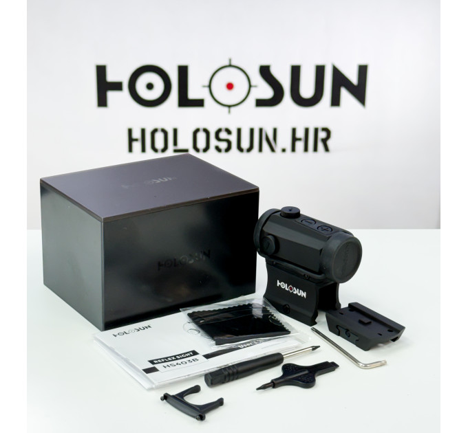 Holosun HS403B Micro Red Dot Sight with Shake Awake | 2 MOA, IP67