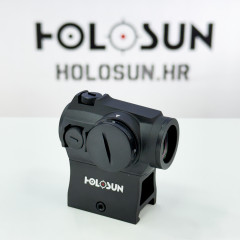 Holosun HS403R Micro Red Dot Sight with Rotary‑Dial Brightness – 2 MOA, Shake Awake, Waterproof, IP67