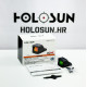 Holosun HS407C-X3-RD Open Reflex Red Dot Sight + red 2MOA Dot Reticle, 100,000‑h Runtime, Solar Cell, black, Hunting, Sport Shooting Airsoft