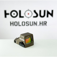 Holosun HS407K-X2-FDE SubCompact Red Dot Shake Awake 6 MOA red dot 