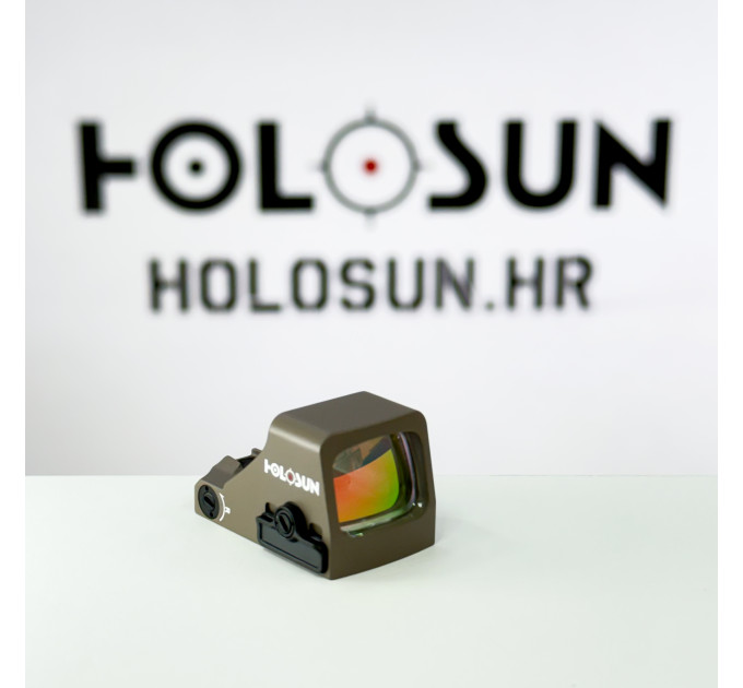 Holosun HS407K-X2-FDE SubCompact Red Dot Shake Awake 6 MOA red dot