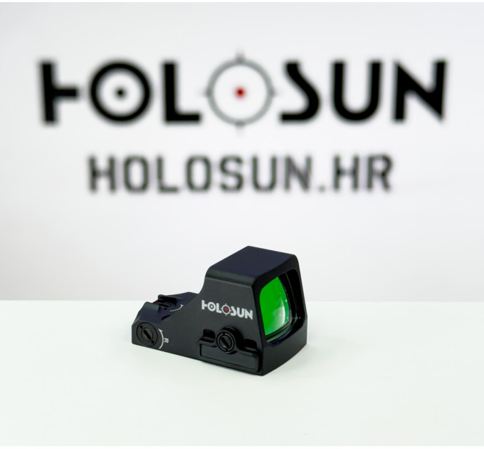 Holosun HS407K-X2 open reflex red dot sight, 6MOA dot, reticle, black, for hunting, sport shooting