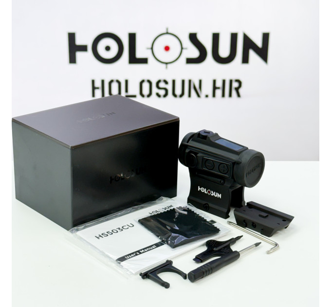 Holosun HS503CU Red Dot | 2 MOA Dot & 65 MOA Circle
