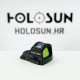 Holosun HS507C-X2 open reflex red dot sight switchable 2MOA dot, 32MOA circle dot reticle solar cell