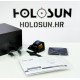 Holosun HS507C-X2 open reflex red dot sight switchable 2MOA dot, 32MOA circle dot reticle solar cell