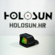 Holosun HS507C-X3-RD-MRS Open Reflex Red Dot Sight + interchangeable 2MOA Dot, 32MOA Circle Reticle Solar Cell, black, Sports Shooting Airsoft