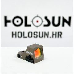 Holosun HS507K X2 FDE Pistol Red Dot 2 MOA dot + 32 MOA circle Shake Awake
