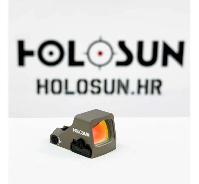 Holosun HS507K X2 FDE Pistol Red Dot 2 MOA dot + 32 MOA circle Shake Awake