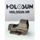 Holosun HS510C‑FDE Open Reflex Solar Red Dot Sight MRS 2 MOA Red Dot 65 MOA Circle Weaver / Picatinny