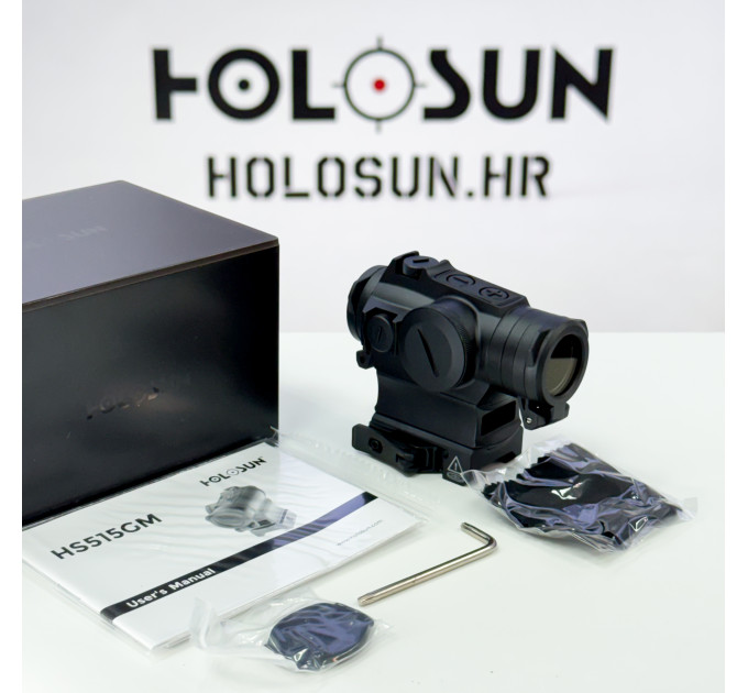 Holosun HS515GM Red Dot Sight BK 2 MOA Dot 65 MOA Circle Shake Awake