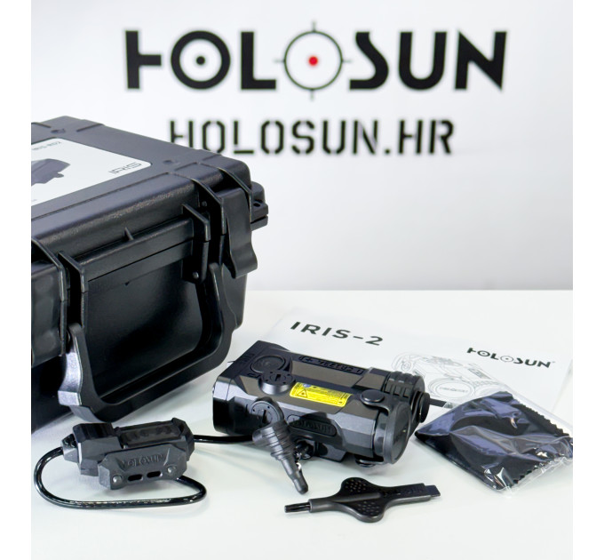 Holosun IRIS-2-RD-IR Tactical WP Laser Module Class 3R red visible 5mW + Class 1 IR 0.7mW NVG-compatible, Picatinny