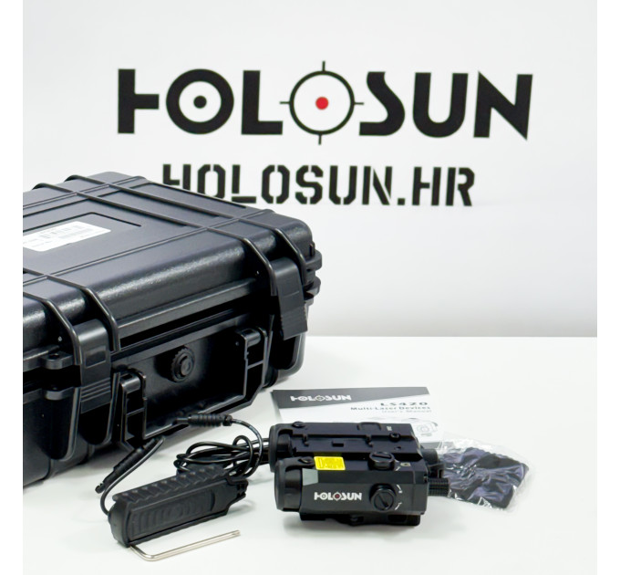 Holosun LS420G Tactical Laser Light Combo – Visible Green + IR Laser + IR Illuminator + LED Light