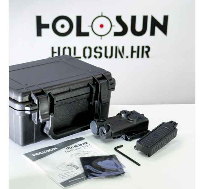 Holosun LE221-RD Red/IR Tactical Laser Complex Weaver/Picatinny Titanium