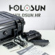 Holosun LE420G Titanium Multi-Function Laser, visible green laser, IR laser, QD Picatinny mount + integrated Holosun Micro red dot rail
