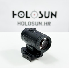 Holosun Magnifier HM3X-MICRO, 3x magnification, black, Picatinny, hunting, sport shooting, airsoft, for tactical micro red dot sight