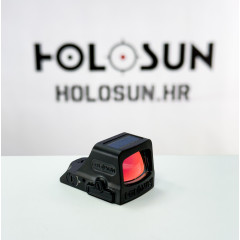 Holosun open reflex sight HE508T-RD-X2 with interchangeable reticle, innovative lock mode, and titanium housing