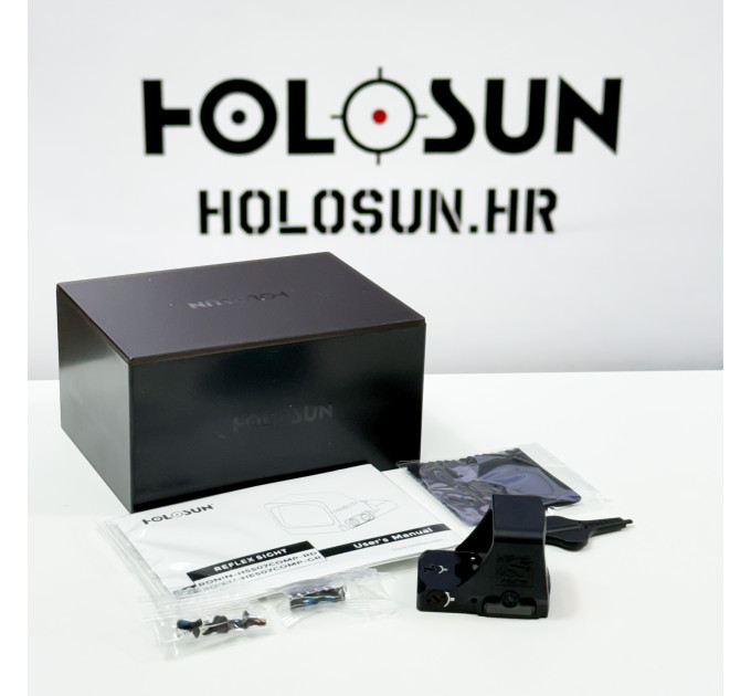 Holosun open reflex sight RONIN-HE507COMP-GR with interchangeable reticle, green dot sight, hunting, airsoft, military, elite series, RMR