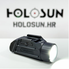 Holosun P.ID-HC White Light LED Flashlight, black anodized housing, , 800 lumens and 42,000 candela