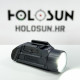 Holosun P.ID-HC White Light LED Flashlight, black anodized housing, , 800 lumens and 42,000 candela