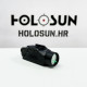Holosun P.ID-PLUS White Light LED Flashlight with Green Laser Pointer, 520nm, Black Anodized Housing, , 1000 Lumens and 23,000 Candela