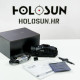 Holosun P.ID-PLUS White Light LED Flashlight with Green Laser Pointer, 520nm, Black Anodized Housing, , 1000 Lumens and 23,000 Candela