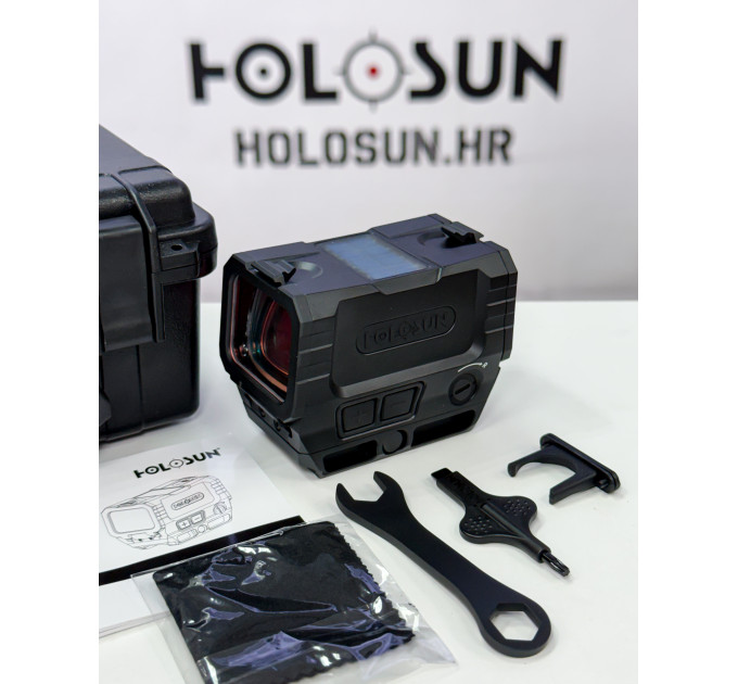 Holosun Ronin-AEMS-Max-RD Max View Red MRS 2 MOA dot, 65 MOA circle Solar Failsafe + Shake Awake