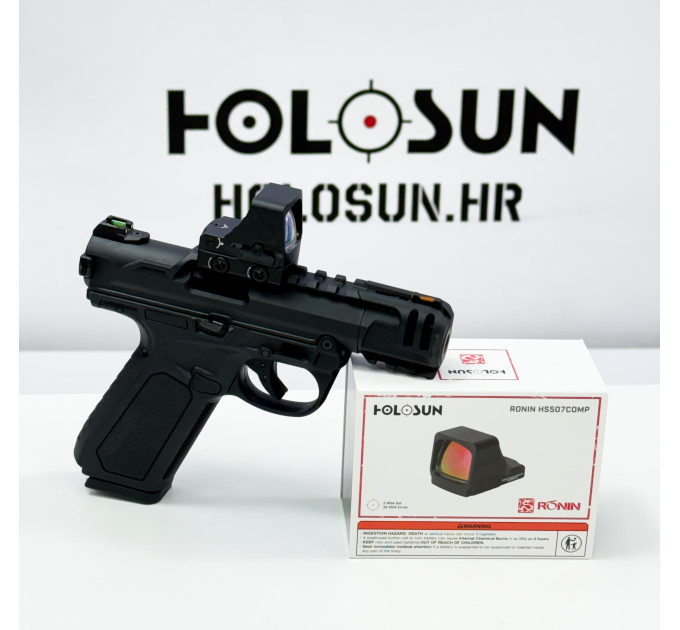 Holosun RONIN-HS507COMP Open Reflex Red Dot Sight 2 MOA Dot, 8/20/32 MOA Circle