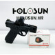 Holosun RONIN-HS507COMP Open Reflex Red Dot Sight 2 MOA Dot, 8/20/32 MOA Circle
