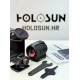 Holosun SCRS-GR-2 green dot sight, 2MOA dot reticle, solar cell, black, Picatinny/Weaver rail, hunting