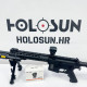 Holosun SCRS-RD-2 red dot sight, 2MOA dot reticle, solar cell, black, Picatinny/Weaver rail, hunting