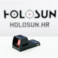 Holosun SCS-P10-GR open reflex green dot sight switchable 2MOA dot, 32MOA circle dot reticle solar cell, CZ P10 OR & CZ Shadow 2 OR