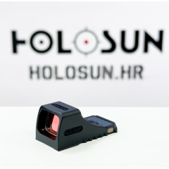Holosun SCS-P10-GR open reflex green dot sight switchable 2MOA dot, 32MOA circle dot reticle solar cell, CZ P10 OR & CZ Shadow 2 OR
